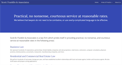 Desktop Screenshot of franklinlaw.net