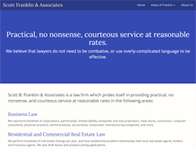 Tablet Screenshot of franklinlaw.net